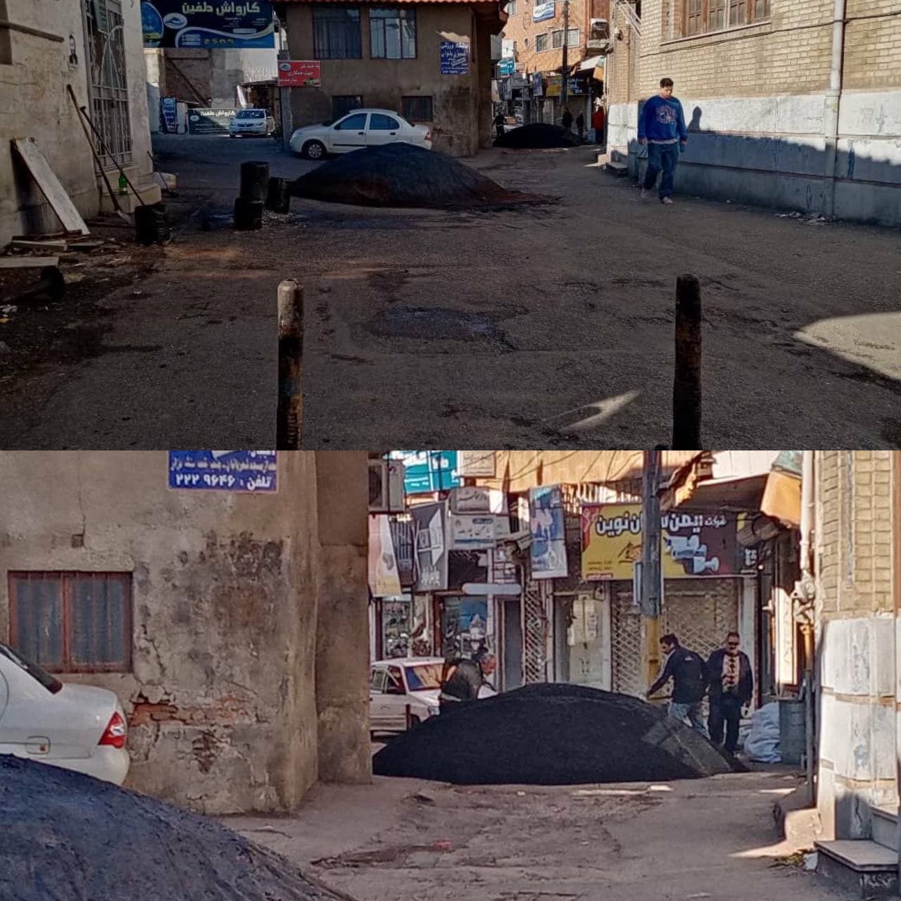 اجرای عملیات  مرمت و روکش اسفالت